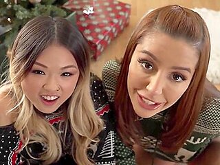 Ha! You Just Sucked Our Pussies Off Those Candy Canes! Stepsister Vanna Bardot Says