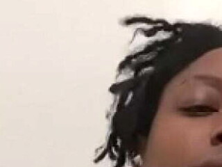 Bored and Horny? Watch This Young Ebony Girl Get Wet and Touch Herself