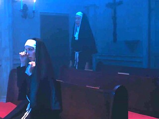 Mind Control Nun Fantasy - Kyoko, Nata Gold & Shelena Threesome