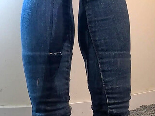My first women's jeans wetting