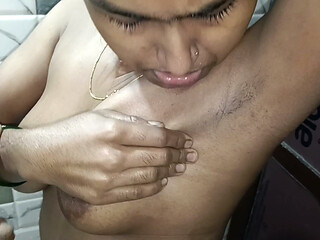 Beautiful Sudipta Gives Her Roommate Blowjob in Bath and Asks Her to Ejaculate