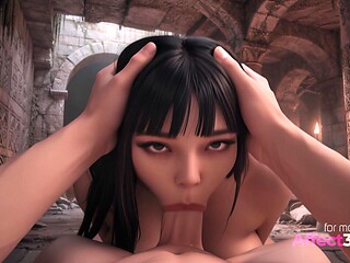 Temple Lust - AI Hermaphroditism Cartoon From Vyrisa