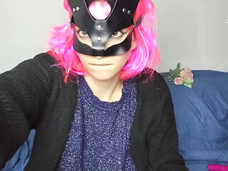 Come See Me Get off with My Big Natural Tits and Alluring Pussy Mask