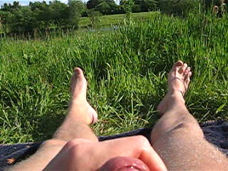 Cumming by the lake