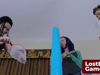 Graceful inamorata's striptease sex