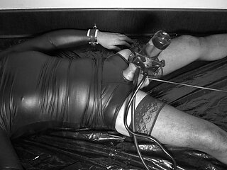 Cross Dresser Milked Dry by Venus 2000 with Tied Balls