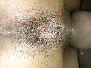 Indian Husband Showing His Naked Hairy Ass