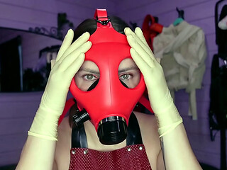 Try on all my gasmasks
