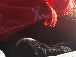 Having a hard orgasm