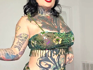 Rave Girl Strip Tease