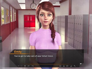 Visual Novel Gameplay - Petite Mom Gets a Big Cock