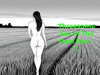 Threesome Sex in the Pool Part - 1, English Audio Sex Story
