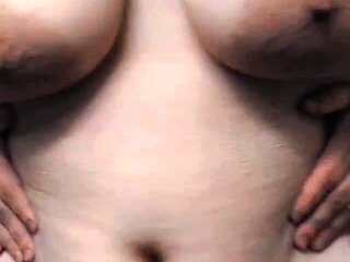 Amateur striptease and Solo masturbation