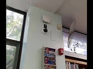Library watching porn to tell people to eat