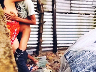 Blond Bhabi Reveals Her Husband And Lets Her young Devar Play With Her Body in outside