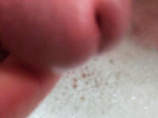 Slow motion close up cumshot