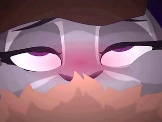 Judy Hopps se saborea la enorme zanahoria de Nick Wilde - [Uglymoronic]