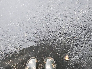 Rainy Day Play in Boots