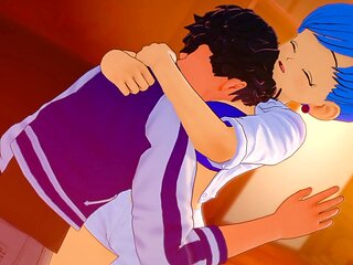 Bulma's sexy adventure in my anime fantasy