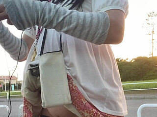 No299 Exhibitionist Play in a Public Parking Lot