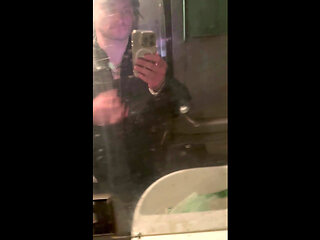 Kinkysirius in Chav Scally Outfit in the Most Dirty Train Toilet
