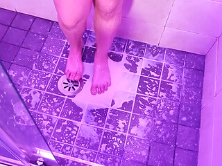Full Shower Scene Oiled Body Fetish Wam Milk Pouring Over Me