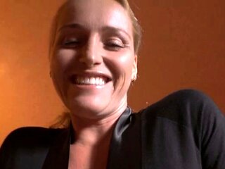 Hot amateur blonde in hardcore pov sex