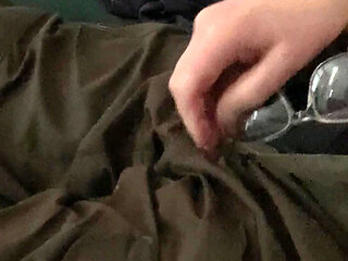 Let's hide these cum addicted glasses inside my dirty underwear.