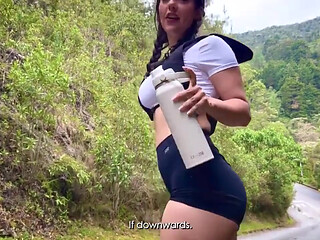 Hiking with Iris Rodriguez Ends in Outdoor Anal Sex - Danner Mendez & Iris Rodriguez