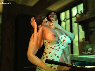 Sims 4 - I Fucked My Best Friend's Hot MILF Mom, 3D Porn