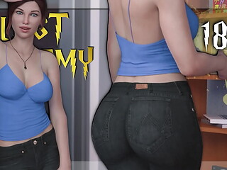 LUST ACADEMY #189 &bull_ Checking out her big, round ass and enjoying it