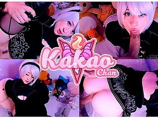 Yorha 2B Is Your New Sex Doll with Nier Automata and Lina Paige