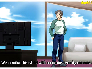 Resort of Cumpie Fantasies 1 - Hot sluts get pounded by everyone on the island hentai sex resort