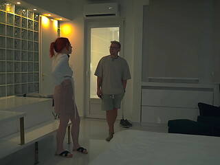 I Fucked My Step Mom in Hotel Share Bed &ndash_ Creampie Inside!