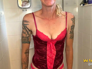 Pissing in My Victorias Secret Lingerie