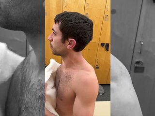 Naked locker room, stripped, locker
