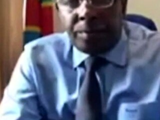 Mature Congolese Minister Daddy Barebacks His Assistant