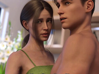 Almost Caught with My Friend's MILF Stepmom in Laundry Room - Shadows of Deceit - E09