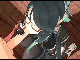 Xianyun craves big black cock in 3D hentai animation