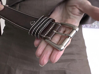 Exciting Belt Fitting with a Linen Skirt, Part 2, Lady Victoria Valente