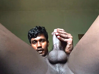 Playing with My Body When I Am Alone at My Home, Jerking, Fingering My Asshole, Cumming and Pissing When I Am Extremely Horny