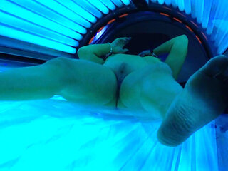 On the sunbed
