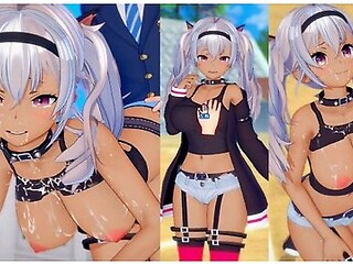 [hentai Game Koikatsu! ]have Sex With Big Tits Vtuber Matsukai Mao.3dcg Erotic Anime Video