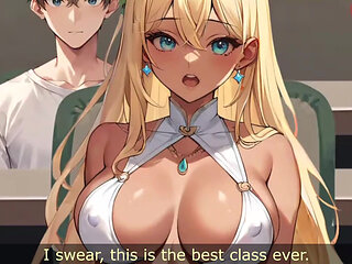 Sex Lesson - Day 3, BDSM Spank & Slave Lesson