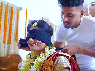 Newly Married Bhabhiji Fucked By devar Blindfolded ( Full Movie )