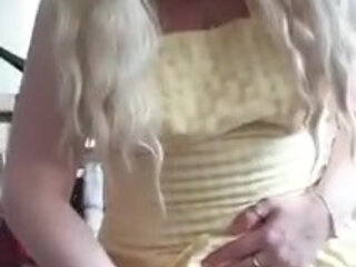 Naughty MILF stepmom kitchen play