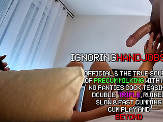 Super hot big ass raver girl plays with a big dick and balls after music festival in a hotel room
