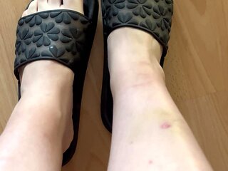 Feet in Flip-flops