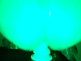 Rainy night enjoying my toy.