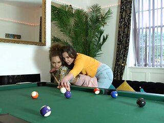 April Feelix and Sasha Fire in steamy lesbian action
